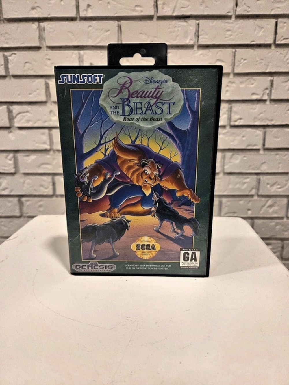 Sunsoft Disney's Beauty and the Beast: Roar of the Beast Sega Genesis Video Game